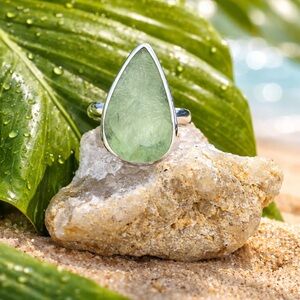 NEW! Prehnite Ring